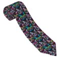 thumbnail image 3 of Balery Happy Kitten Faces Corbata Clásica de Seda para Hombre, Corbata Tejida Jacquard, Corbatas Formales para Negocios y Bodas, 3 of 7