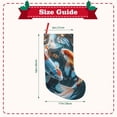 thumbnail image 3 of Lsque 18 Inches Cute Koi Fish Serenity Pattern Christmas Stockings Hanging Ornaments,Knitted Xmas Fireplace Hanging Stocking,Holiday Decoration, 3 of 8