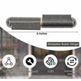 Heavy Duty Weld-On Bullet Hinge 4