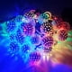 thumbnail image 4 of Cadena de luces de bolas con batería solar, cadena de luces intermitentes, cadena de luces creativas para decoración navideña, 4 of 5