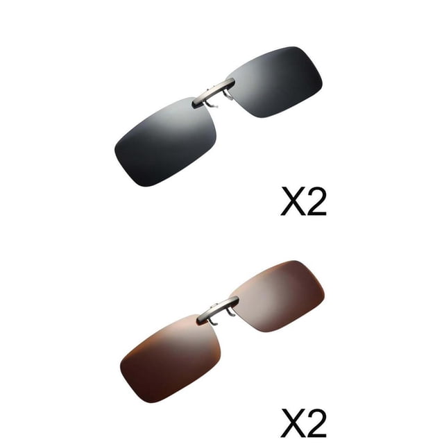 Clip Polarizado de 4 Piezas Zulema Gafas de Sol Polarizadas Unisex UV400