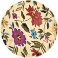 thumbnail image 5 of SAFAVIEH Soho Florence Floral Wool Area Rug, Ivory/Multi, 2' x 3', 5 of 10