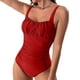 thumbnail image 4 of Traje de Baño de Bikini de Mujer Traje de Baño de Color Sólido Traje de Baño de una Pieza, Ropa de Playa Casual de Poliéster para Uso Diario, Piscina Y Mar de Verano, 4 of 4