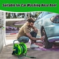 thumbnail image 5 of Meilimei 5FT Short Garden, Stainless Steel Leader Hose for Hose Reel, Leakproof Flexible Metal Water Pipe for Faucet Extension, Car Washing, Pet Cleaning, 5 of 9
