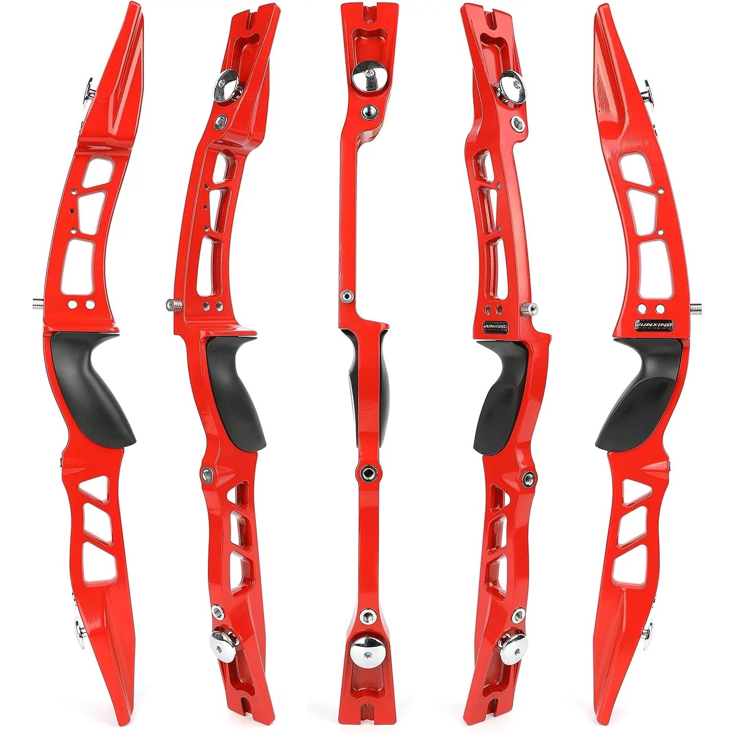 66 inch ILF Recurve Bow Aluminum Takedown Riser Draw Weight 20 -40 Lbs Right Hand Longbow Shooting Archery Kit for Outdoor Target Hunting Practice F167 （red-20lbs）