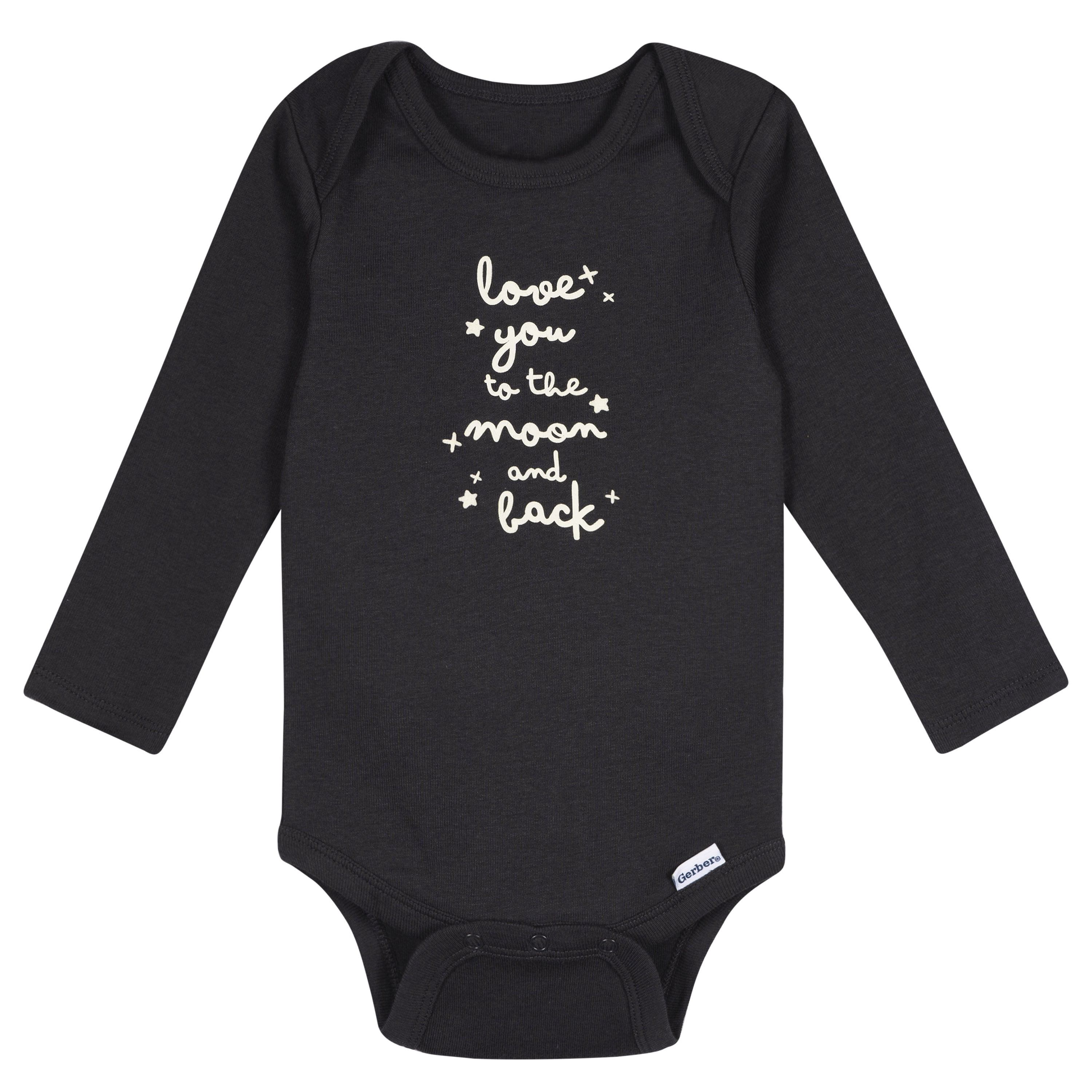 Gerber Baby Boy 5Pk Long Sleeve Onesies 0/3 Months - 12 Months