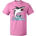 thumbnail image 3 of Inktastic Great White Shark Jumping T-Shirt, 3 of 5