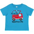 thumbnail image 3 of Inktastic It's My 1st Valentine's Day Fire Truck Boys or Girls Baby T-Shirt, 3 of 5