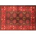 thumbnail image 1 of Ahgly Company Indoor Rectangle Oriental Orange Industrial Area Rugs, 5' x 7', 1 of 4