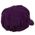 thumbnail image 5 of Mario Luigi Wario Waluigi Heat Transfer Cotton Elastic Newsboy Cap - Purple XL-2XL, 5 of 6