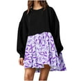 thumbnail image 2 of DecSea Robe d'Hiver à Manches Longues pour Femmes Robe Décontractée Longueur Genou Col Rond Côtelé Robes d'Automne, 2 of 6