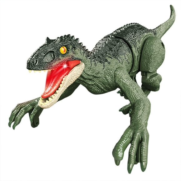 Amyove Remote Control Dinosaur Toys For Kids Electronic Dinosaur Robot Toy With Light Realistic Roaring Sound For Boys Girls Gifts