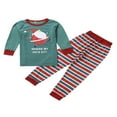 thumbnail image 2 of Ensemble Pyjama de Noël Assorti Pantalons Rayés Pyjama de Père Noël, 2 of 6