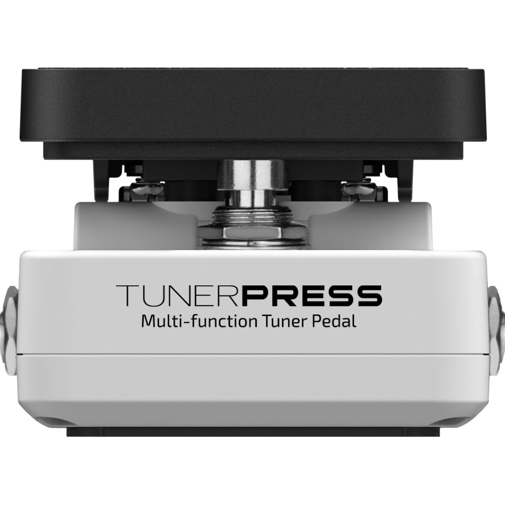 Hotone Audio Tuner Press Tuner/Volume/Expression Pedal - White & Black
