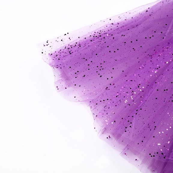 Vedolay Womens Skirt Plus Size Basic Versatile Stretchy Elastic Waist Flared Casual Mini Skater Skirt/Pleated Plaid Skirt for Women,Purple One Size