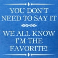 thumbnail image 3 of CafePress - I'm The Favorite T Shirt - Womens Football Shirt, 3 of 4