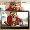 thumbnail image 2 of FRAMEO Cadre PHOTO Numérique Intelligent 15,6 Pouces FHD WiFi avec Écran Tactile et Stockage 16 Go, 2 of 7