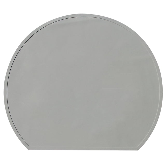 Mantel individual de silicona resistente a altas temperaturas, antideslizante, para el hogar, suministros de cocina sencillos, color gris claro