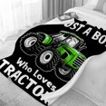 thumbnail image 2 of Tractors Trucks Blanket Gifts for Boys, Boy Loves Tractors Flannel Throw Blanket Soft & Warm Bed Couch Living Room Blanket for Kids Adults—All Season X-Small 30x40In (Toddler) Pet, 2 of 6