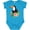 Turquoise, variant on Inktastic Toucan with Hawaiian Flowers Boys or Girls Baby Bodysuit