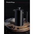thumbnail image 4 of Homgeek 1 Litre/8 Cup French Press Coffee Maker Large Capacity Healthy Press Pot for Coffe Tea Milk, 4 of 5
