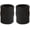 Black, variant on Suddora 4” Solid Color Sport Arm Sweatbands Pair, White