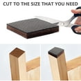thumbnail image 6 of 12 Pcs Felt Furniture Pads, Self Adhesive Felt Pads for Furniture Feet, Non Slip Anti Scratch Floor Protectors for Chair, Table, Couch, Square, 6 of 8