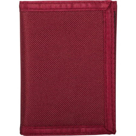 Red Nylon Trifold