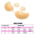 thumbnail image 2 of Adhesive Bra Invisible Sticky Strapless Push up Backless Reusable Silicone Covering Bras, 2 of 6