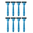 thumbnail image 4 of Harry's Men's 3-Blade Disposable Razors, Glacier Blue, 8 Count, 4 of 7
