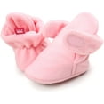 thumbnail image 3 of Unisex Newborn Baby Cotton Booties Non-Slip Sole for Toddler Boys Girls Infant Winter Warm Fleece Cozy Socks Shoes, 3 of 7