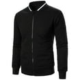 thumbnail image 2 of Futezty Men Lightweight Jacket Casual Bomber Jacket Coat, 2 of 5