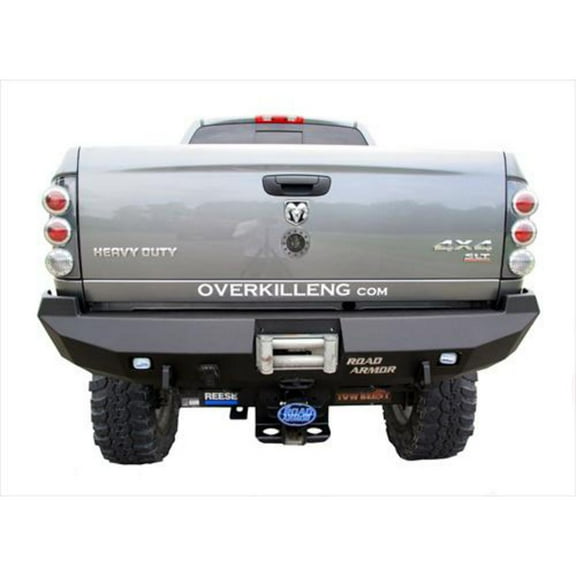 Road Armor 44100B Automotive Rear Bumper 2008 DODGE RAM 1500, Black