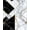 Black, Pattern 4, variant on ODIKA 4'x6' Machine Washable Non-Slip Area Rug, Modern Black Gold Accent Abstract Design White High Traffic Rug, White, 84047