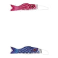 thumbnail image 1 of 2x Bandera de de manga Koi Sailfish Wind Streamer Decor Blue &, 1 of 9