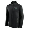 thumbnail image 2 of Men's Fanatics Black San Jose Sharks Authentic Pro Full-Zip Jacket, 2 of 3
