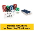 thumbnail image 5 of 300-Piece Poker Set with Aluminum Carrying Case & Professional Weight Chips Plus 5 Poker Dice, 5 of 9