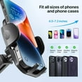 thumbnail image 5 of Car Phone Holder, Anpro Adjustable Suction Cup Phone Holder with Support 360° rotation for Car Air Vent Dashboard Windshield Fit for iPhone Smartphones, 5 of 8