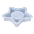 thumbnail image 1 of Molde del soporte de la vela de silicona DIY Crystal Epoxy Molde de escritorio Ornamento que hace molde, 1 of 5