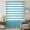 Light Blue, variant on Orange Anchor Sheer Curtains 45 Inches Long, Modern Nautical White Geometric Stripes Light Filering Curtains, Breathable Simi Curtain Privacy Drapes for Kitchen Bathroom Small Window Treatment