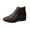Brown, variant on Birdeem Women's Fashionable Winter Casual Round Toe Side Zipper Short Boots, Wedge Heel Ankle Boots for Women