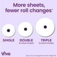 thumbnail image 4 of (2 pack) Viva Signature Cloth Paper Towels, 6 Double Rolls, 86 Sheets per Roll, 4 of 11