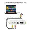 thumbnail image 4 of Spirastell USB Capture Card,VCR TV Converter Video Converter USB 2.0 Converter Support Win TV Converter Support Box VCR TV Support Win 7/8/10 Converter Audio Capture Dabey Converter Converter QINQUAN, 4 of 6