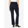 thumbnail image 2 of Woman Within Plus Size Flex Pull-On Bootcut Gap-Free Stretch Denim Jeans, 2 of 6