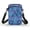 Purple High-End Damask Pattern, variant on HELLHERO Women Adjustable Shoulder Strap Sling Bag, Polyester Women Messenger Bag for Adult, Red Strawberries on Blue