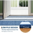 thumbnail image 6 of Checkered Area Rug 2x6, No Slip Washable Rug, Modern Bedroom Rug Under Bed Ultra Carpet, Low-Pile Rugs for Living Room Bedroom Dining Room, Blue, 6 of 7