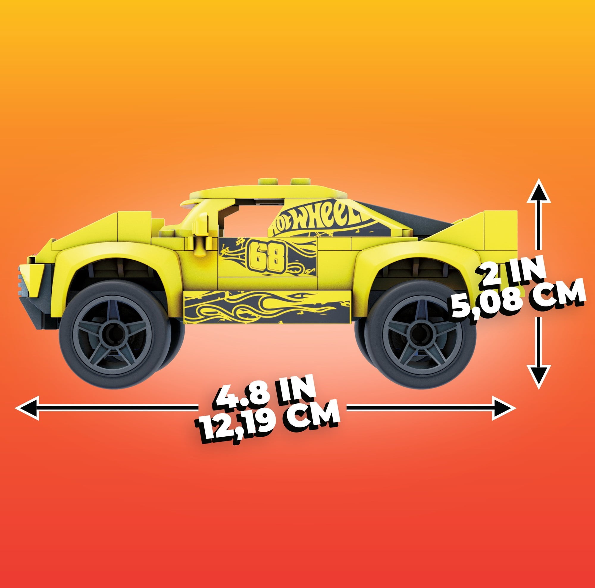 Voiture Jouet Baja Truck Jaune 2015 Hot Wheels - Édition McDonald's