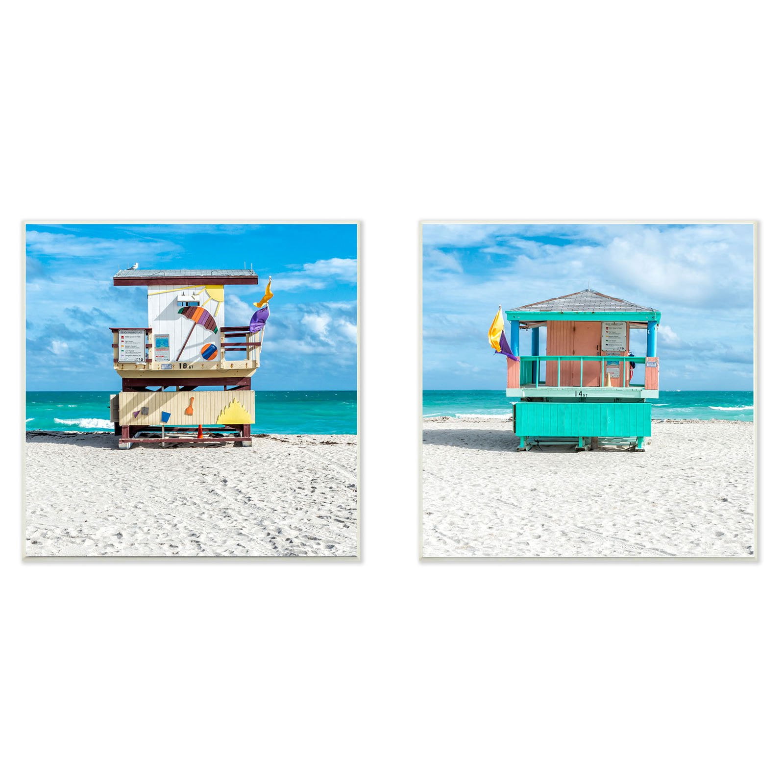 The Stupell Home Decor Collection Sunny Beach Shack Wall Plaque Art