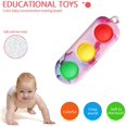 thumbnail image 2 of Mini Fidget Dimple Toy, New Designed Dimple Fidget Hand Toy, Dimple Stress Relief Toy Keychain, Portable Handheld Decompression Sensory Bubble Push Pop Toy for Adult Children (#001), 2 of 5