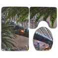 thumbnail image 1 of Juego de alfombras de baño ABPHQTO Puente de Sydney en la noche 3 piezas, 1 of 2